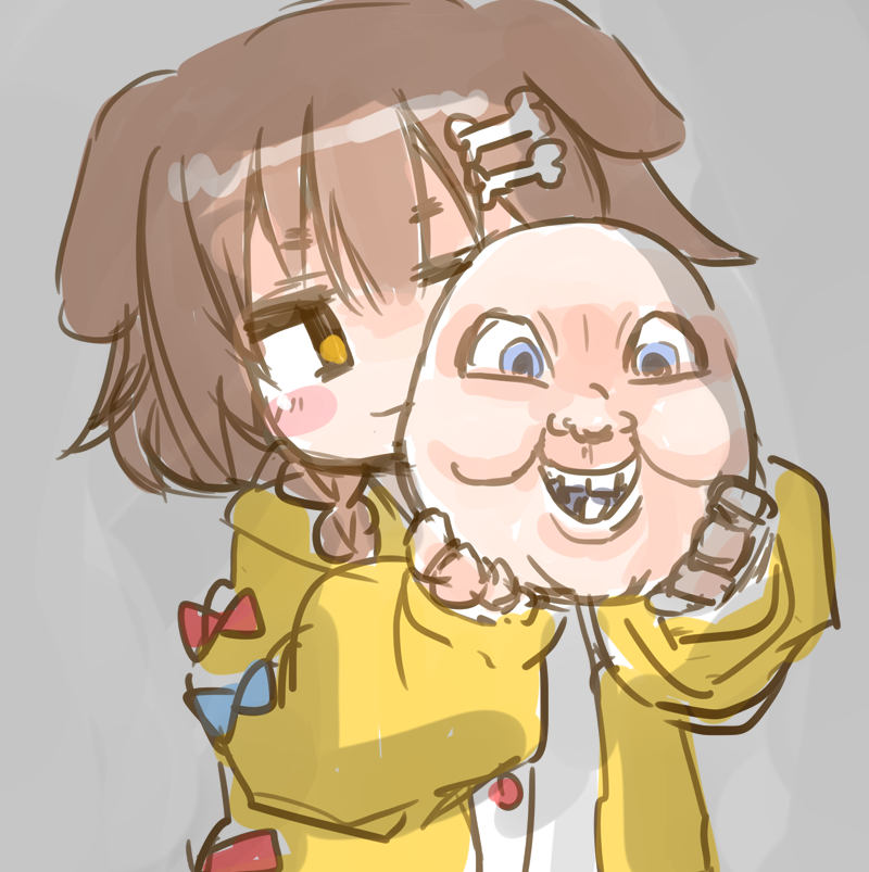 inugami korone (hololive and 1 more) drawn by nekoyama