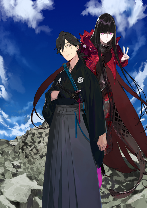 oryou and sakamoto ryouma (fate and 1 more) drawn by pako_(pakosun)