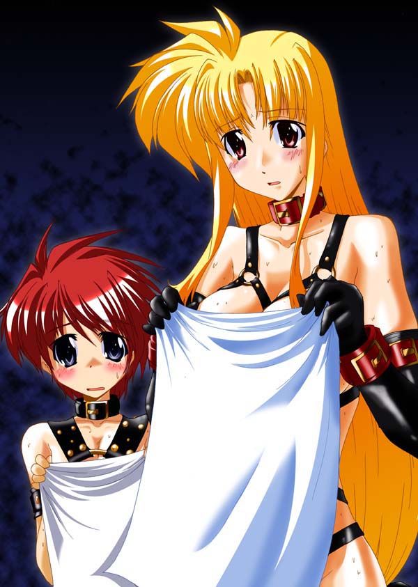 fate testarossa and erio mondial (lyrical nanoha and 1 more)
