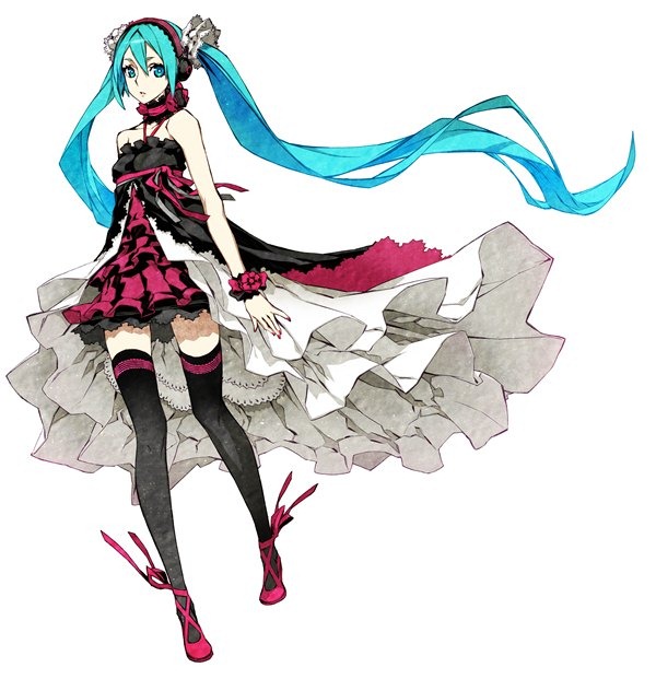 hatsune miku (vocaloid and 3 more) drawn by miwa_shirow