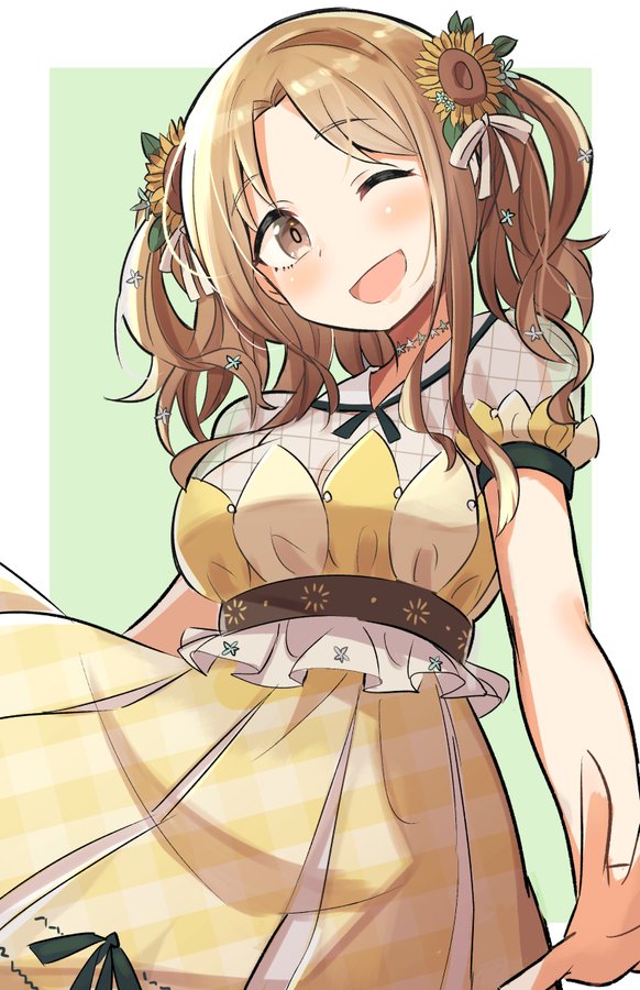 ichikawa hinana (idolmaster and 1 more) drawn by gougoku