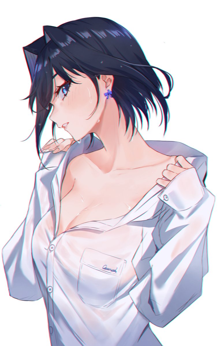 ouro kronii (hololive and 1 more) drawn by saco_(cgmore)