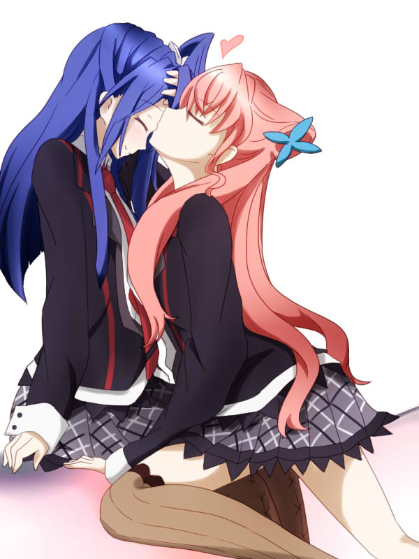 kazanari tsubasa and maria cadenzavna eve (senki zesshou symphogear) drawn by hiiragi_natsume