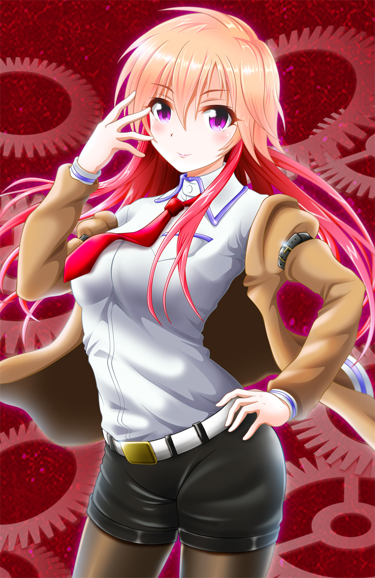 makise kurisu and ninomiya asuka (idolmaster and 2 more) drawn by eva_16-gouki