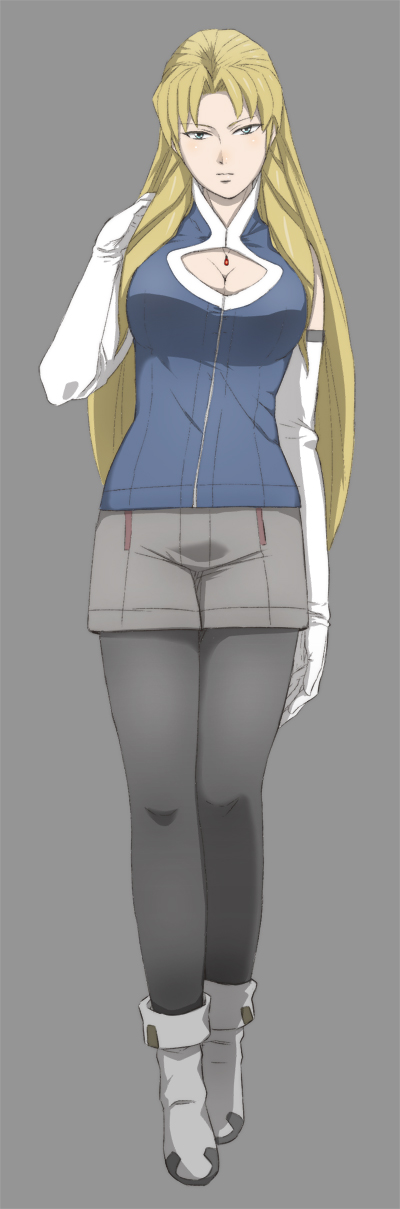 nelly olson (gundam and 2 more) drawn by hamushima