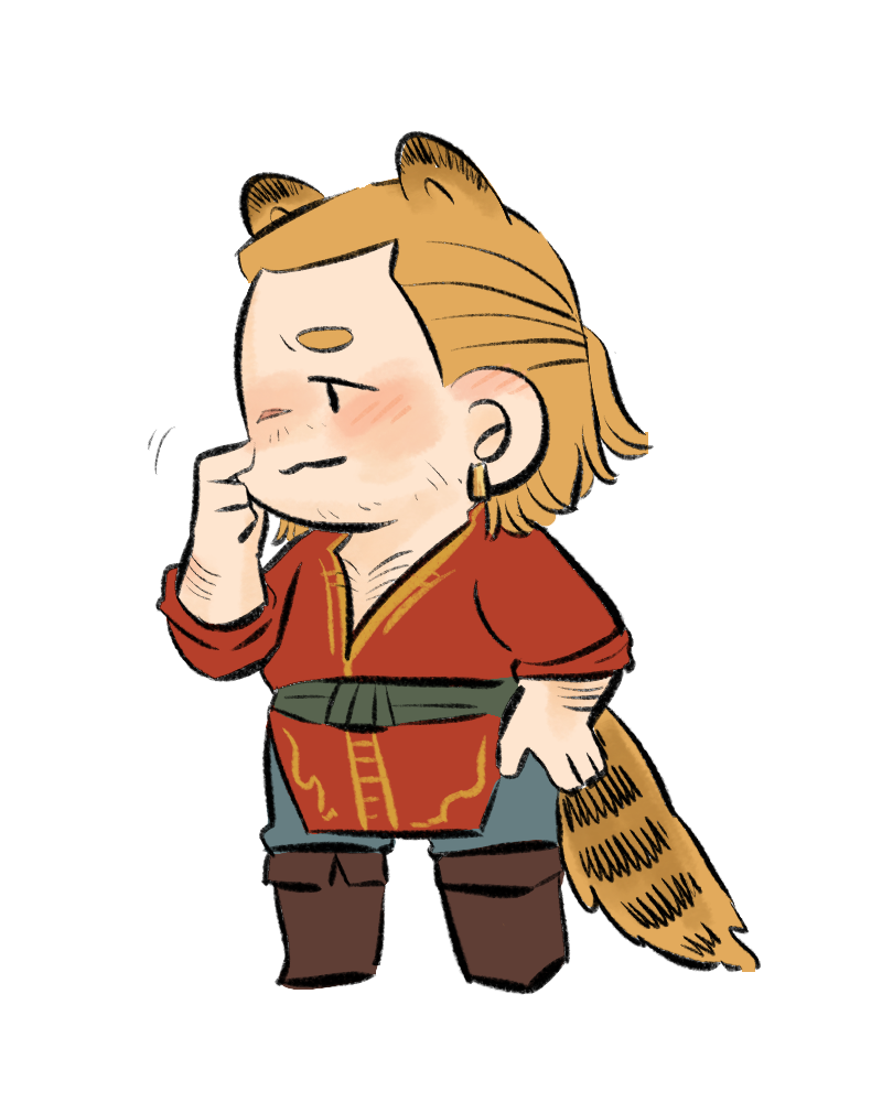 varric tethras (dragon age and 2 more) drawn by pickleforstony