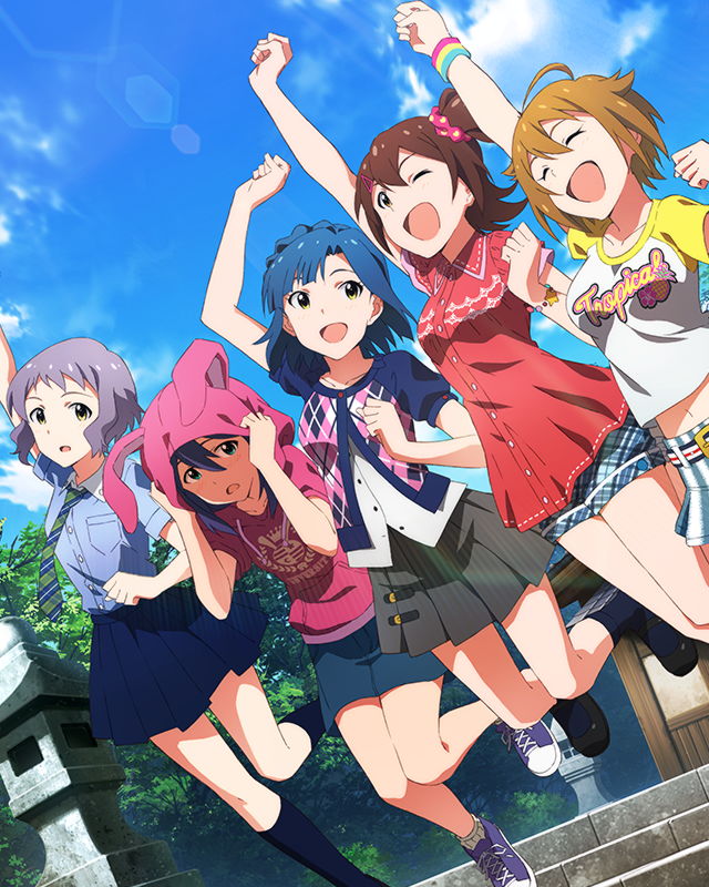 makabe mizuki, nanao yuriko, ibuki tsubasa, mochizuki anna, and kasuga mirai (idolmaster and 1 more)