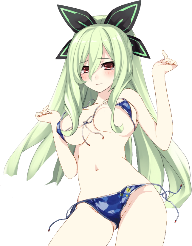 hakozaki chika (neptune and 1 more) drawn by tomose_shunsaku and tsunako