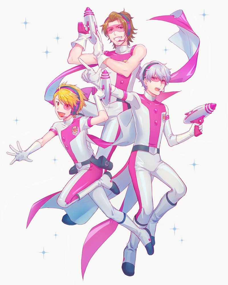 maita rui, yamashita jiro, and hazama michio (idolmaster and 1 more) drawn by nona_(831korokke)