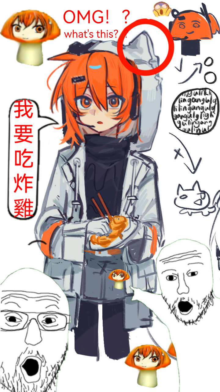 adachi rei, pearto, and soyjak (utau and 2 more) drawn by dill_(adachi_rei_zero)