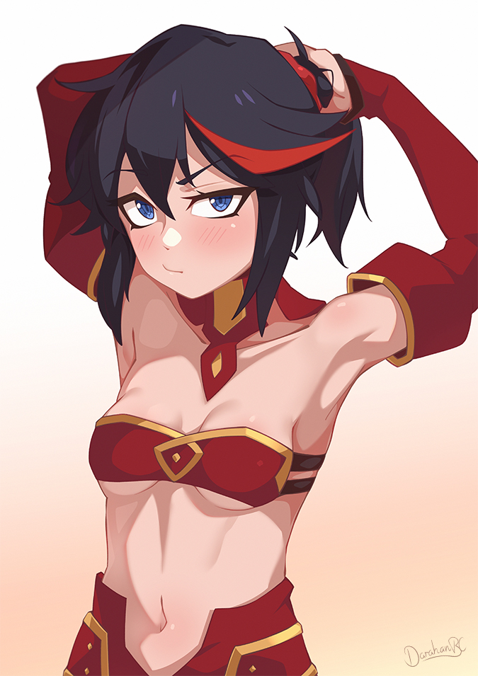 matoi ryuuko and mordred (fate and 2 more) drawn by darahan