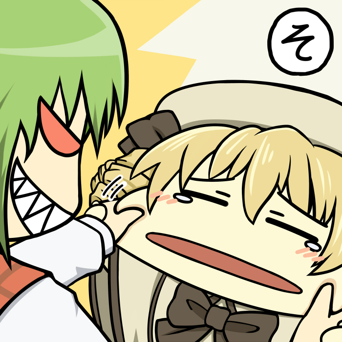 kazami yuuka and luna child (touhou) drawn by maguro_(mawaru_sushi)