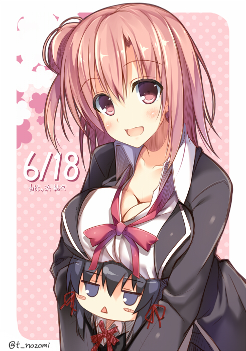 yukinoshita yukino and yuigahama yui (yahari ore no seishun lovecome wa machigatteiru.) drawn by nozomi_tsubame