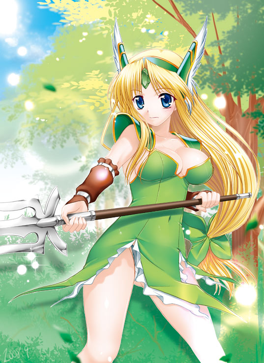 riesz (seiken densetsu and 1 more) drawn by shigemiya_kyouhei