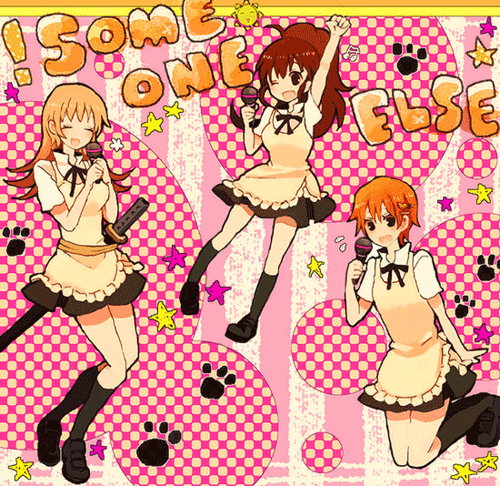 taneshima popura, inami mahiru, and todoroki yachiyo (working!!) drawn by rin_(emmy00)