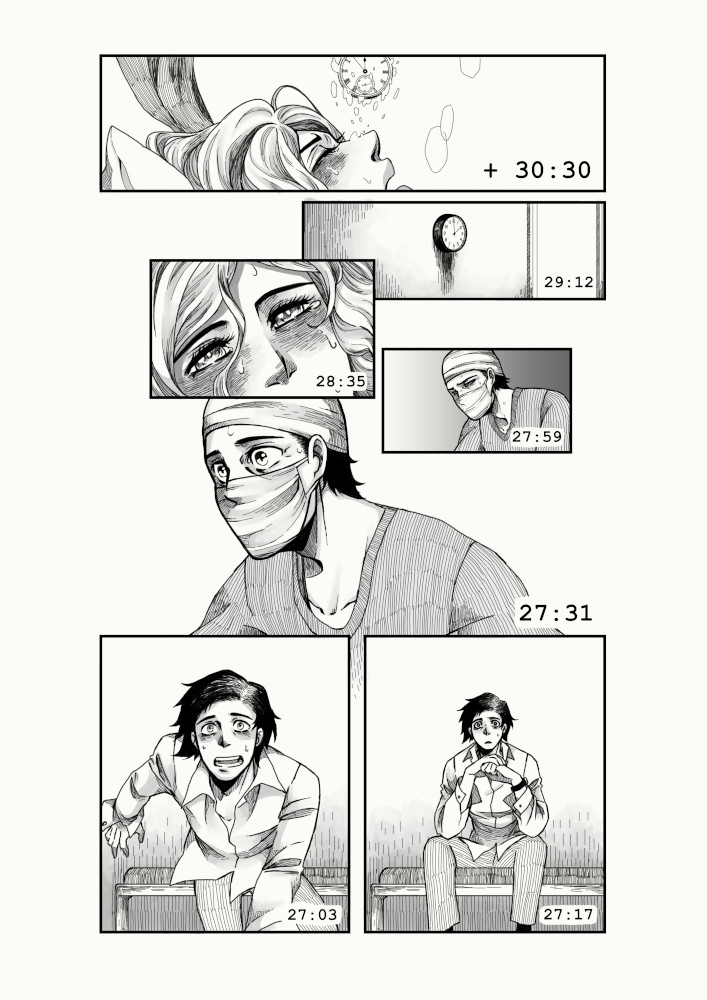 death and grim reaper (original) drawn by snippy_mj