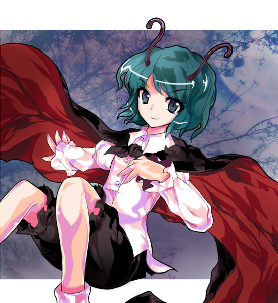 wriggle nightbug (touhou) drawn by jurio_(greatdaze) and maguroido