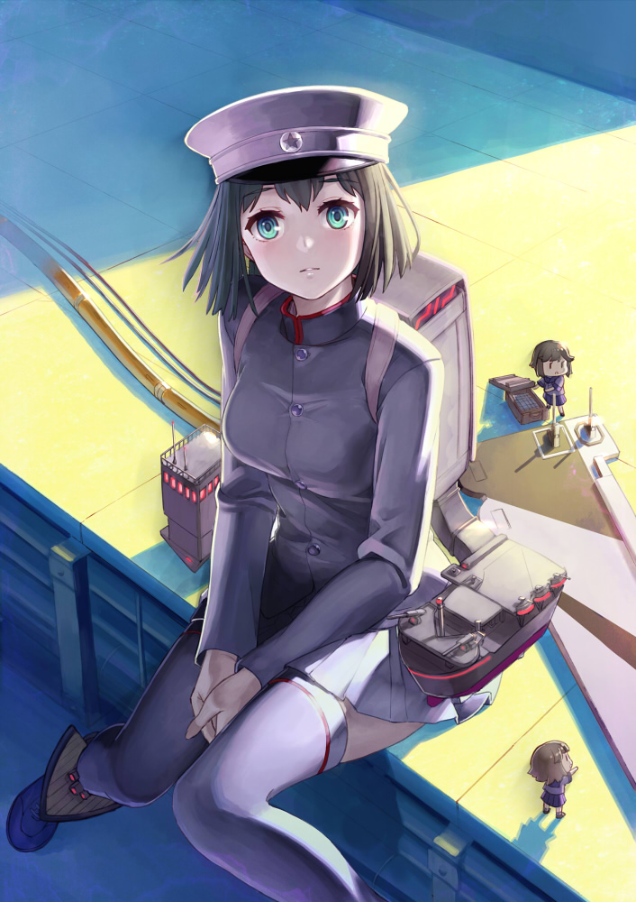 fairy and akitsu maru (kantai collection) drawn by tantaka