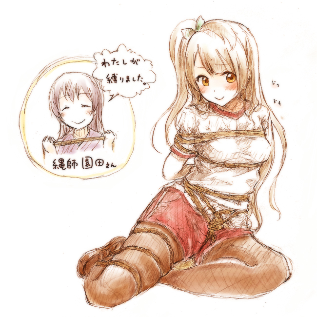 sonoda umi and minami kotori (love live! and 1 more) drawn by ast