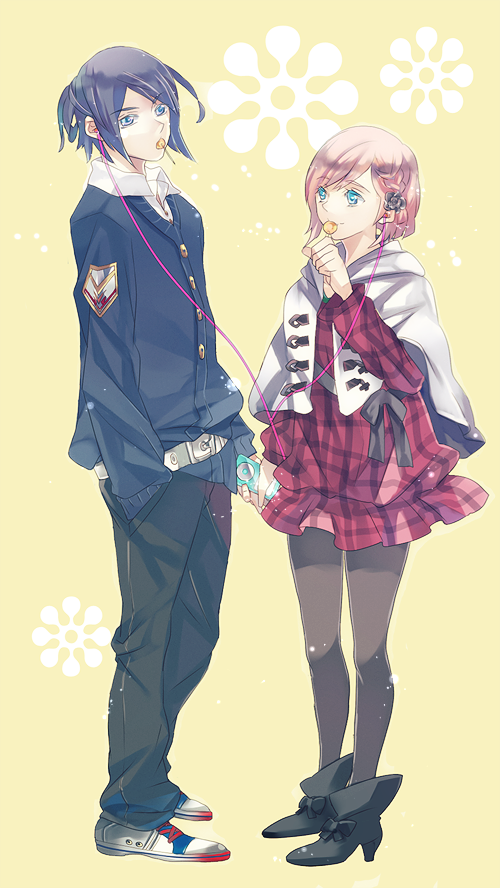 yuri lowell and estellise sidos heurassein (tales of and 1 more) drawn by kireme
