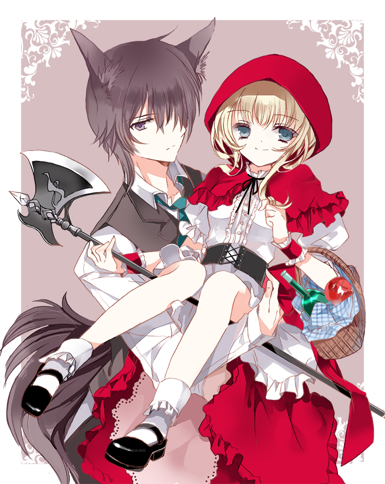 little red riding hood (original and 1 more) drawn by cierra_(ra-bit)