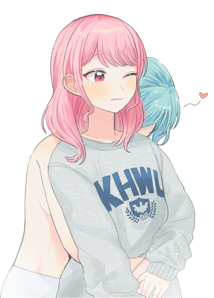 hikawa hina and maruyama aya (bang dream!) drawn by chieh