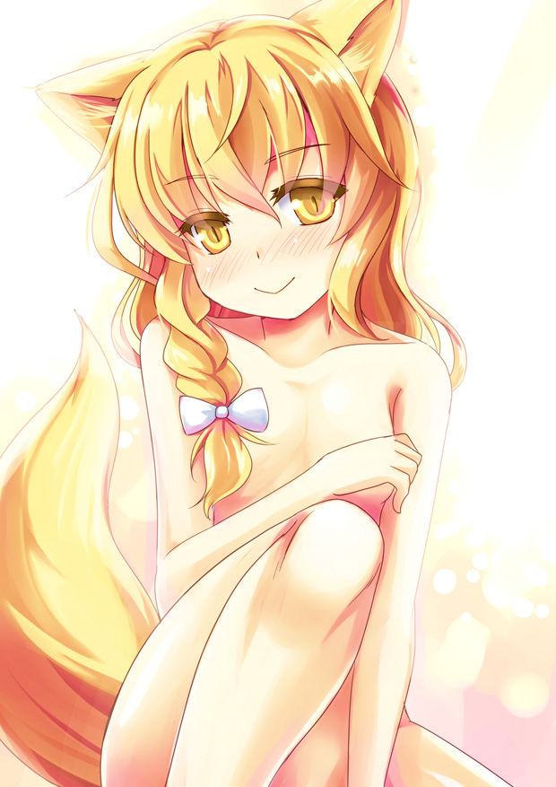 kirisame marisa and youkai fox (touhou) drawn by niiya