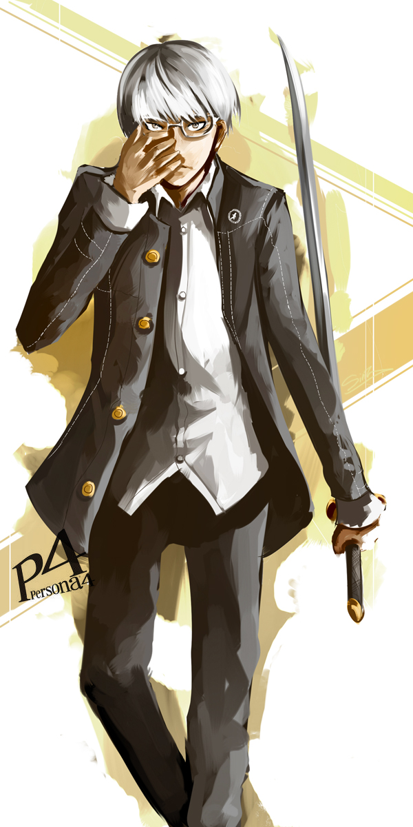 narukami yu (persona and 1 more) drawn by sinzire