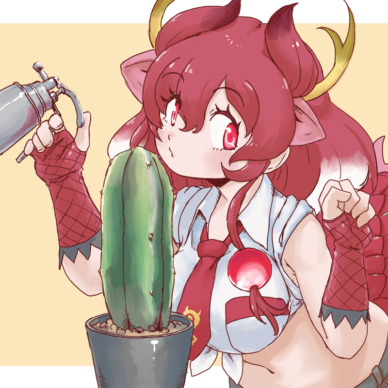 red dragon (kemono friends and 1 more) drawn by maki_(02uh14l1b740ao2)