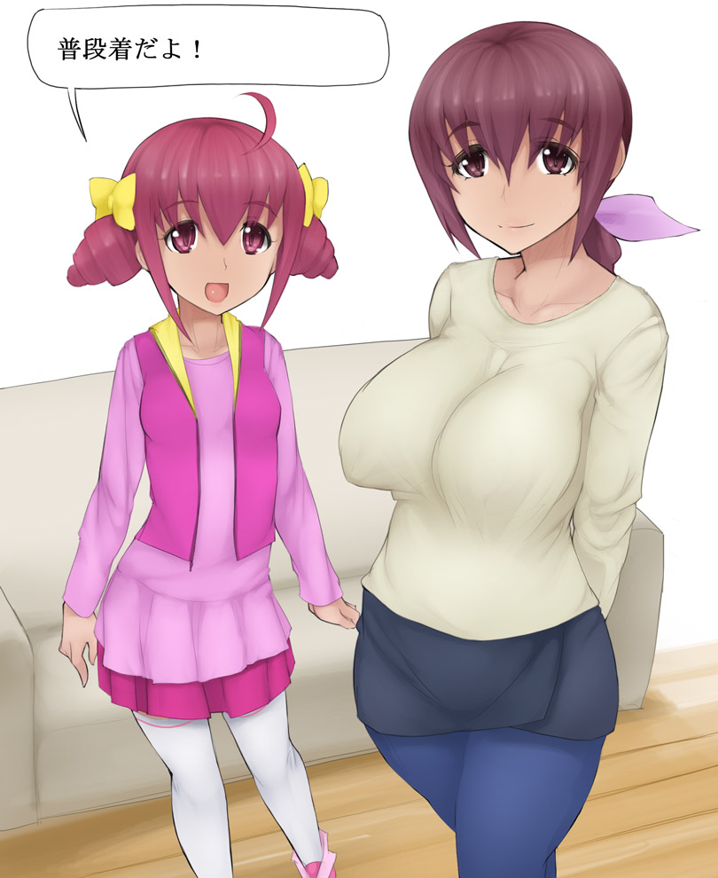 hoshizora miyuki and hoshizora ikuyo (precure and 1 more) drawn by abubu