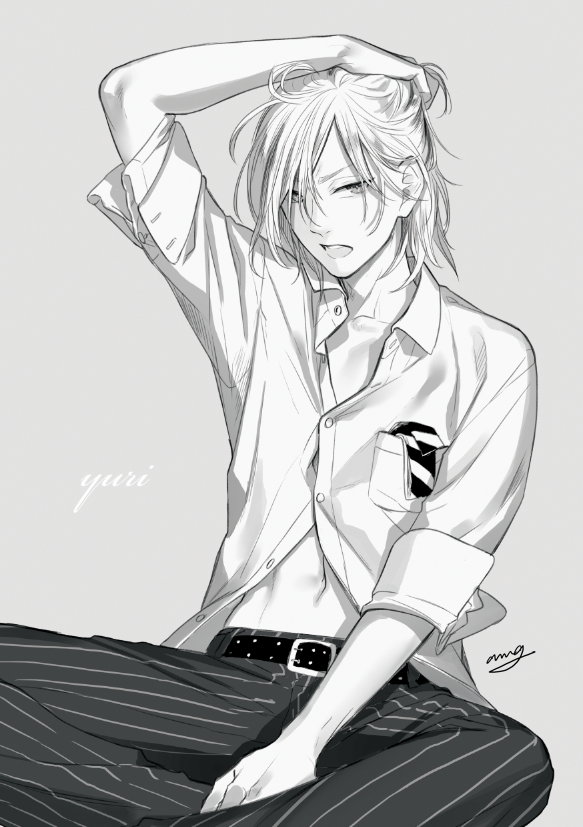 yuri plisetsky (yuri!!! on ice) drawn by amg_(nwmnmllf)