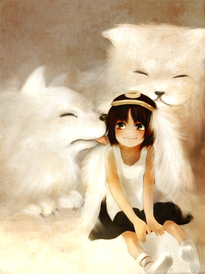 san and moro no ichizoku (studio ghibli and 1 more) drawn by rudorufu11