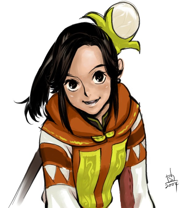adventurer and white mage (final fantasy and 1 more) drawn by kapolo_systems