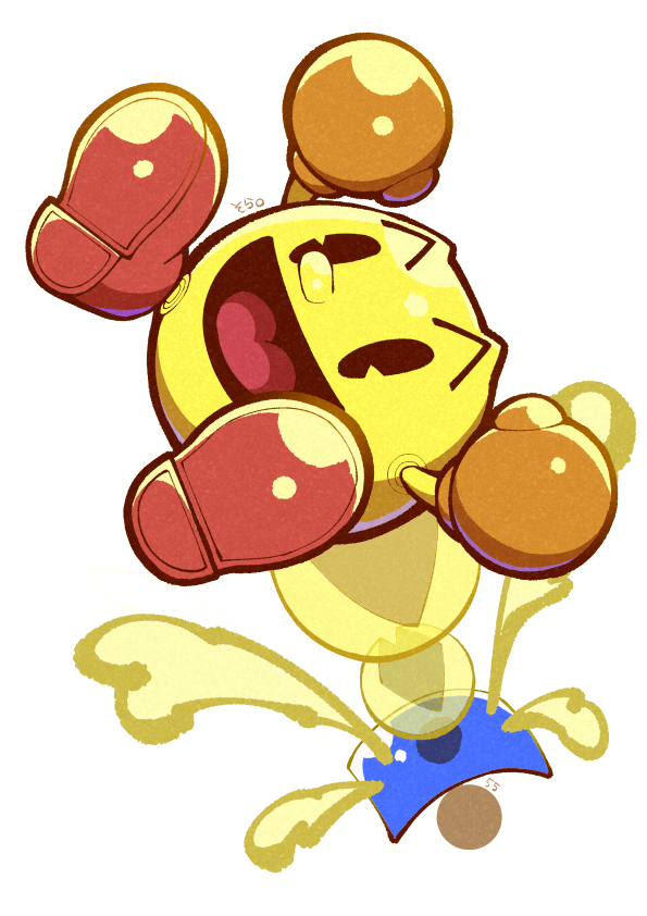 pac-man (super smash bros. and 1 more) drawn by 04sora40