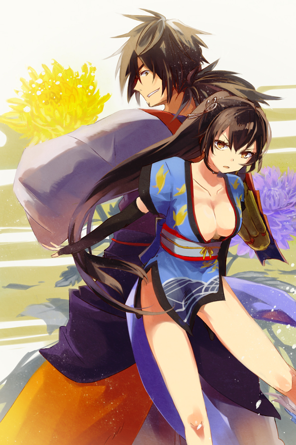 velvet crowe and rokurou rangetsu (tales of and 1 more) drawn by nakariku