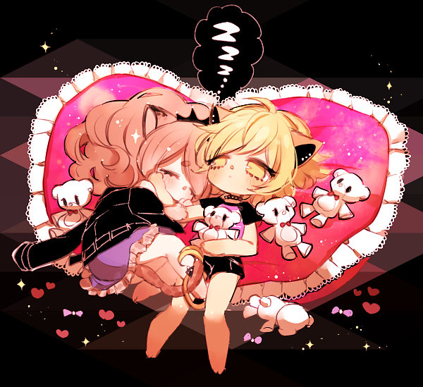 citti and laina (show by rock!!) drawn by mamaloni