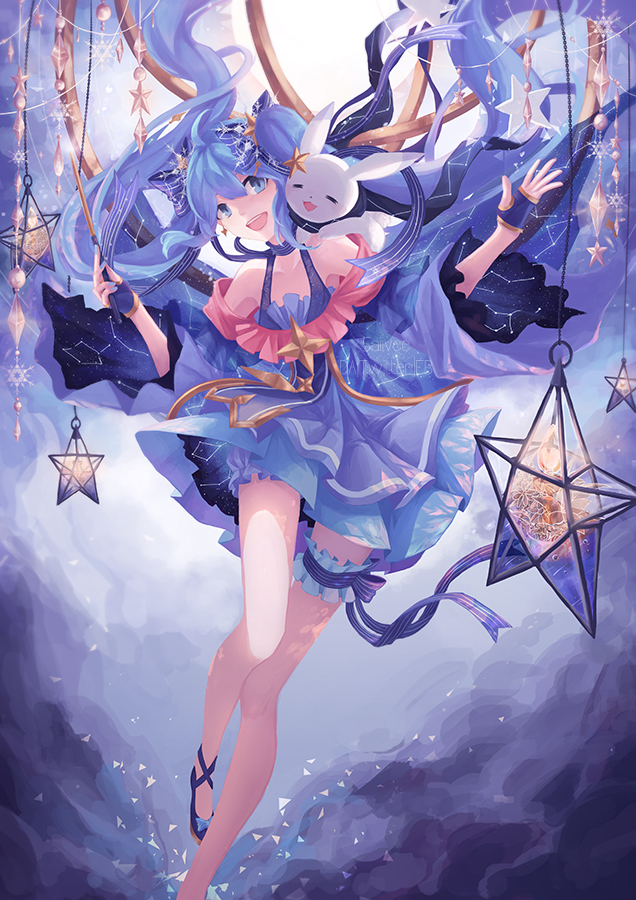 hatsune miku, yuki miku, and rabbit yukine (vocaloid) drawn by saiivee