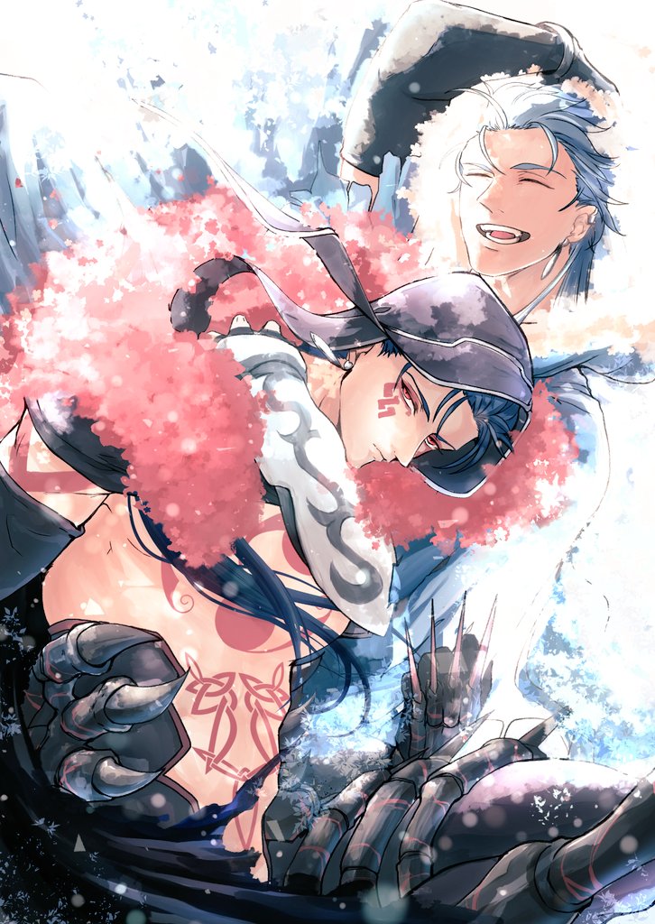 cu chulainn alter and cu chulainn (fate and 1 more) drawn by betushio