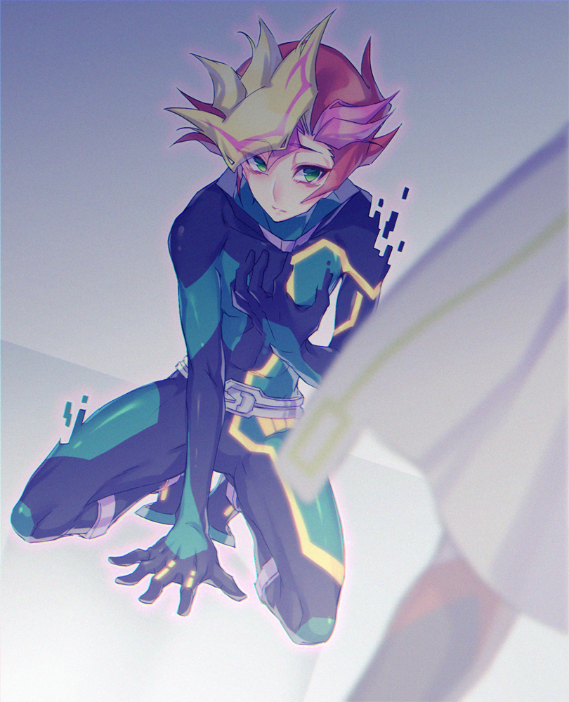 fujiki yusaku, kogami ryoken, playmaker, and revolver (yu-gi-oh! and 1 more) drawn by ryo_(screw)
