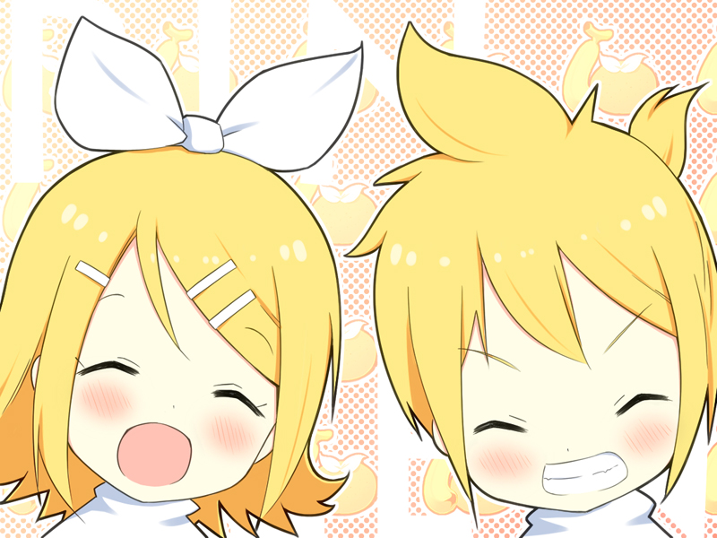 kagamine rin and kagamine len (vocaloid) drawn by tsukina_(artist)