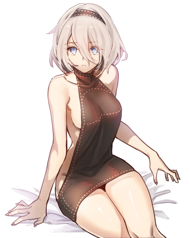 2b (nier and 1 more) drawn by ninto