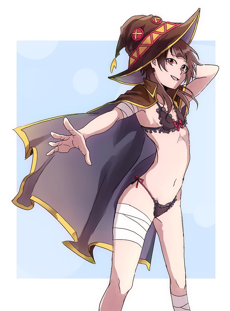 megumin (kono subarashii sekai ni shukufuku wo!) drawn by natsuya_(dtc5kk5)