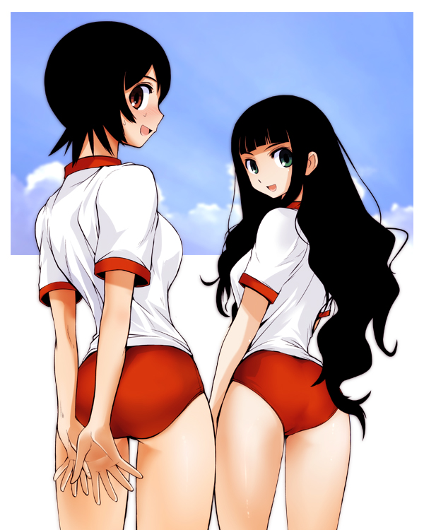 hitou nami and itoshiki rin (sayonara zetsubou sensei) drawn by ez6