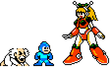 roll, dr. wily, and hyper roll (mega man and 1 more) drawn by geno2925