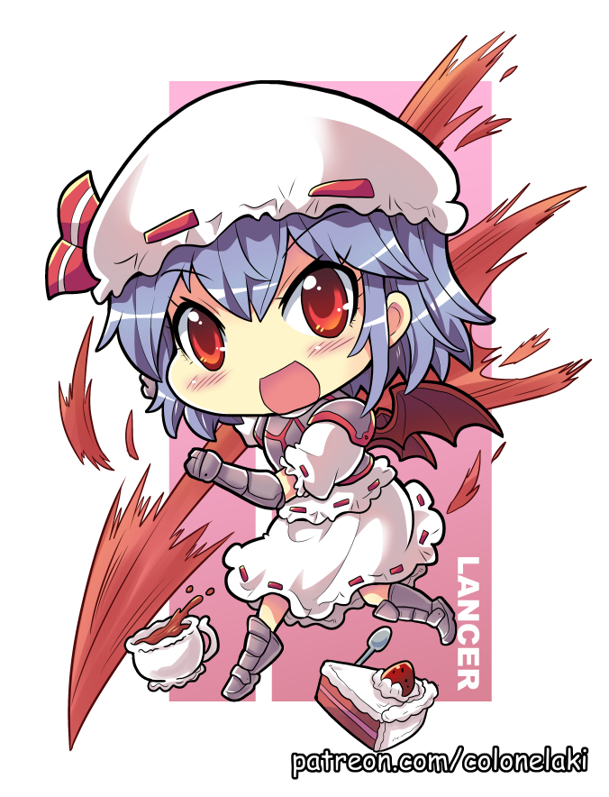 remilia scarlet (touhou and 1 more) drawn by colonel_aki