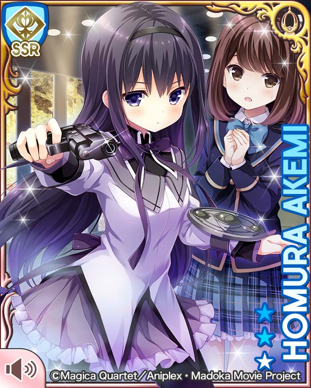 akemi homura and shiina kokomi (mahou shoujo madoka magica and 1 more)