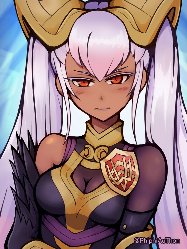 laevatein (fire emblem and 1 more) drawn by phiphi-au-thon