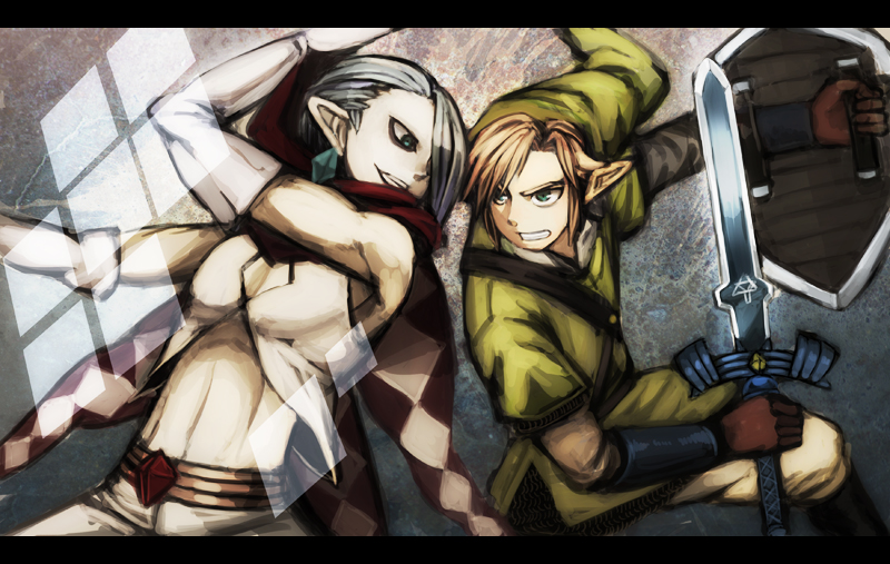 link and ghirahim (the legend of zelda and 1 more) drawn by mitsumachi_senji