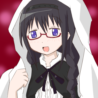 akemi homura (mahou shoujo madoka magica and 1 more) drawn by oman_(evld)