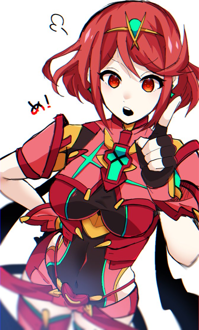 pyra (xenoblade chronicles and 1 more) drawn by mugimugis